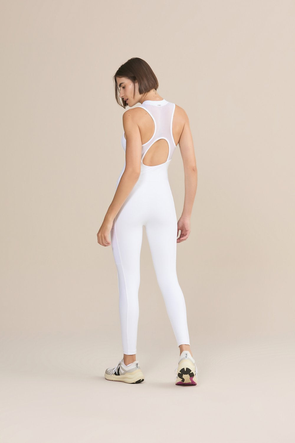 Macacão Upfit Tule Power White