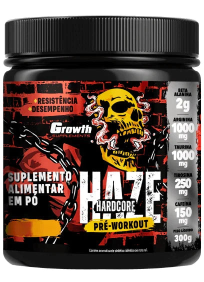 COMBO WHEY PROTEIN 1kg + CREATINA 250g + PRÉ-TREINO HAZE HARDCORE 300g