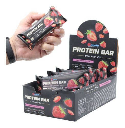 Barra De Proteinas Com Recheio (12 unid)Barra De Proteinas Com Recheio (12 unid)