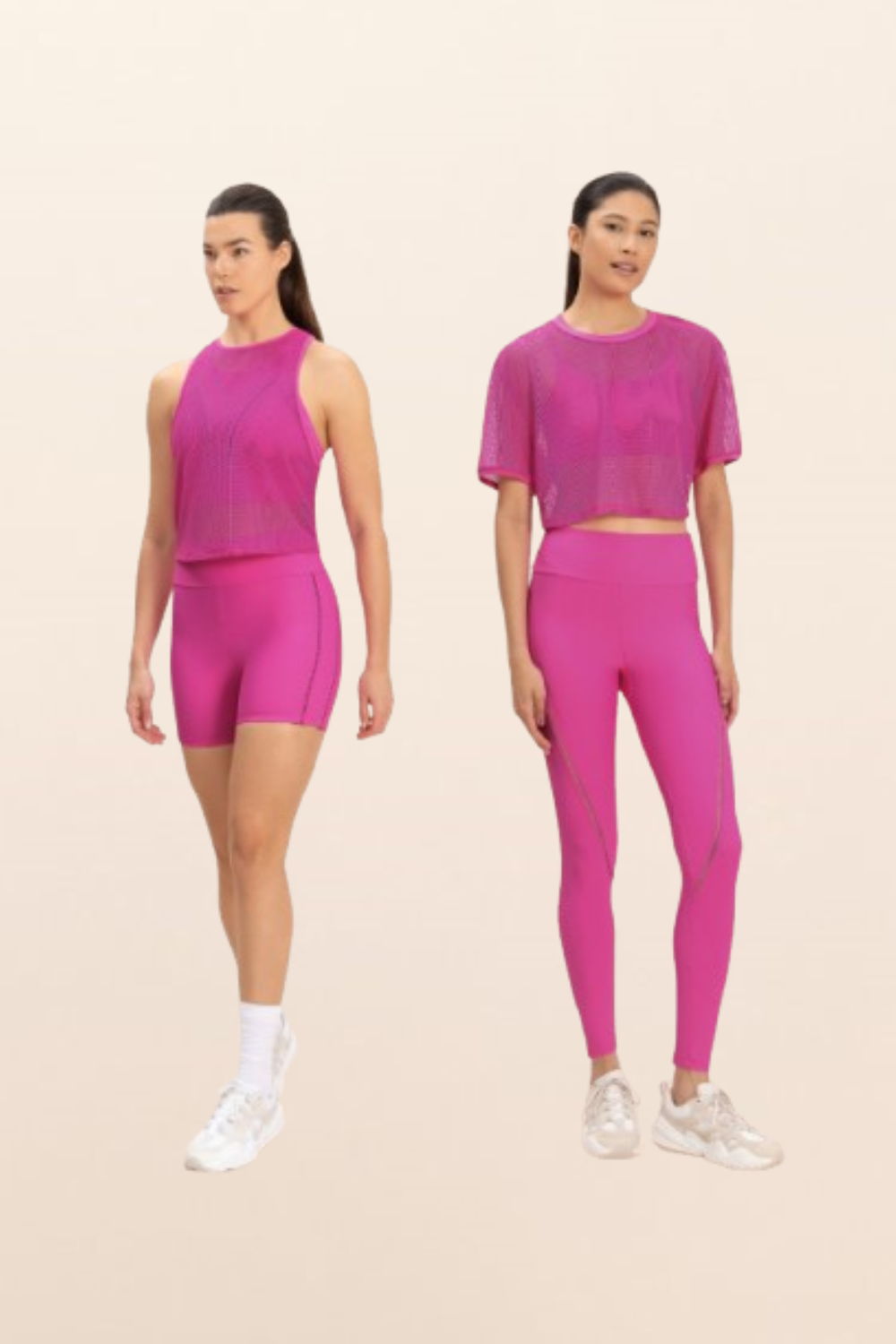 Kit Regata Nadador Bio Mesh + Blusa Cropped Bio Mesh