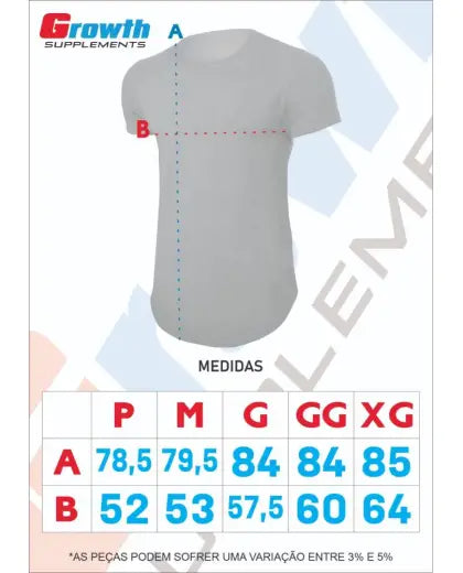 CAMISETA GROWTH OLD SCHOOL CALIFA - GROWTH SUPPLEMENTS