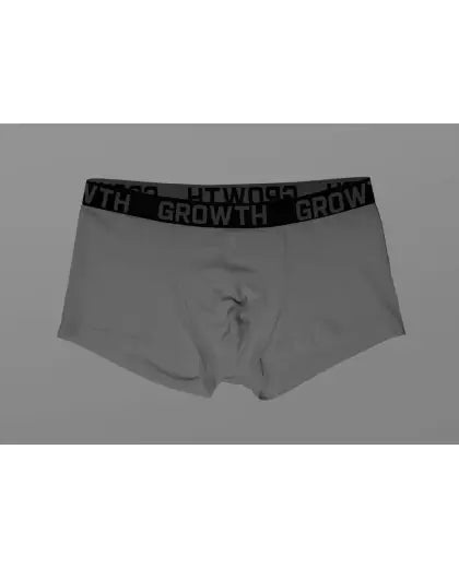 CUECA BOXER CINZA CLARO GROWTH PREMIUM - GROWTH SUPPLEMENTS