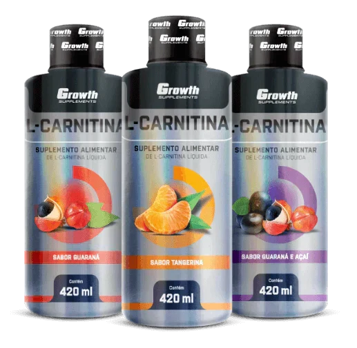L-CARNITINA LÍQUIDA 2000 - 420ML - GROWTH SUPPLEMENTS
