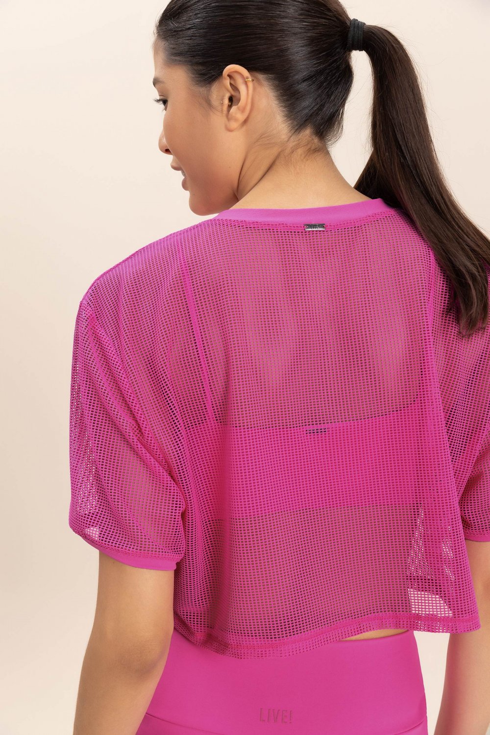 Blusa Cropped Bio Mesh