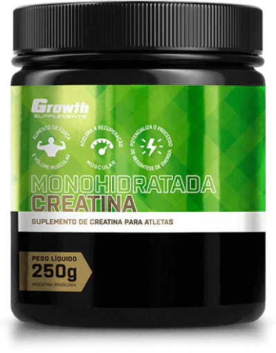 CREATINA MONOHIDRATADA 100G - GROWTH SUPPLEMENTS