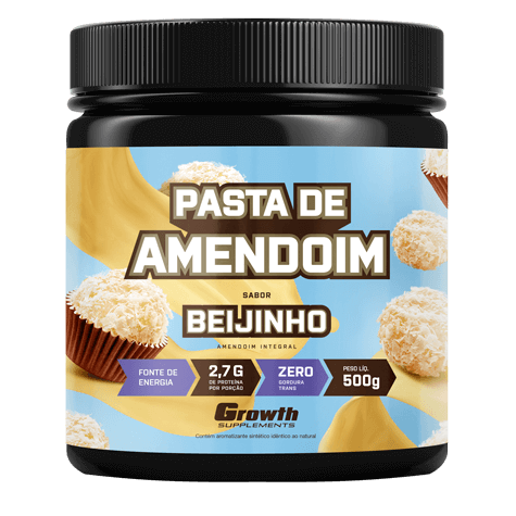 PASTA DE AMENDOIM SABOR BEIJINHO 500GPASTA DE AMENDOIM SABOR BEIJINHO 500G